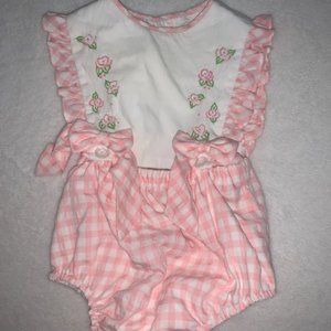 Sophie & Lucas Pink Gingham Bubble